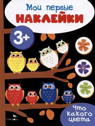 Мои первые наклейки 3+ Что какого цвета: купить с доставкой по Кипру или в книжных магазинах Букберри в Лимасоле, Ларнаке и Пафосе