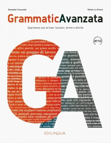 GrammaticAvanzata. Libro B2+/C2: купить с доставкой по Кипру или в книжных магазинах Букберри в Лимасоле, Ларнаке и Пафосе